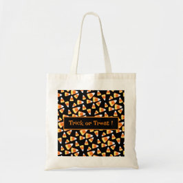 Halloween candy mönster, roligt candy corn-behandl tygkasse
