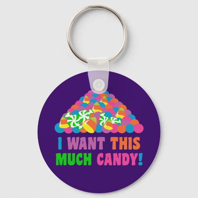 Halloween Candy Nyckelring (Framsida)
