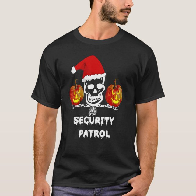 Halloween Candy Security Pappa Protection Squad Ca T Shirt (Framsida)
