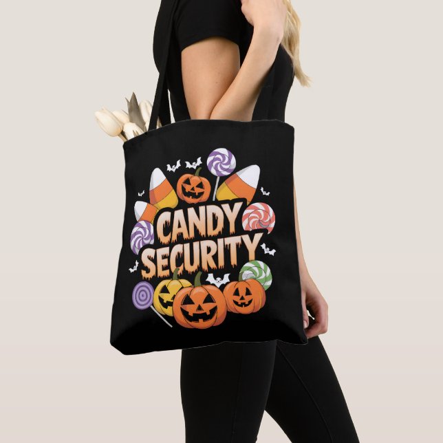 Halloween Candy Security Tygkasse (Närbild)