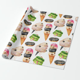 Halloween Candy Sweets Dekoration Wrapping Papper Presentpapper