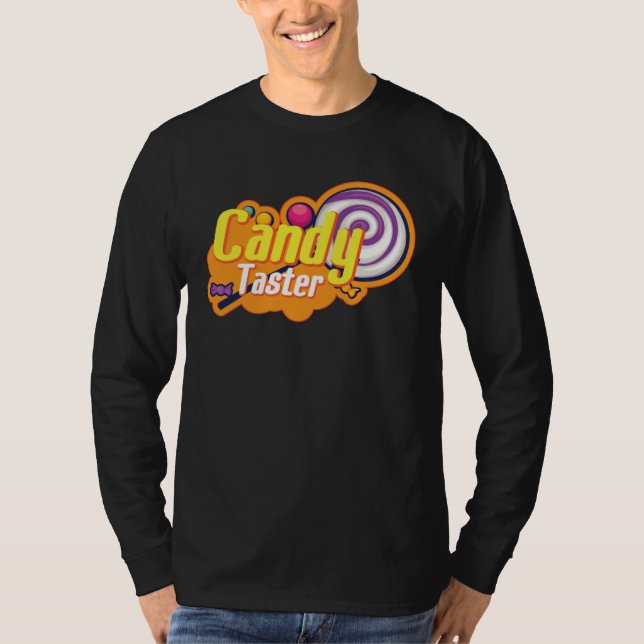 Halloween Candy Taster Inspector For Candy T Shirt (Framsida)