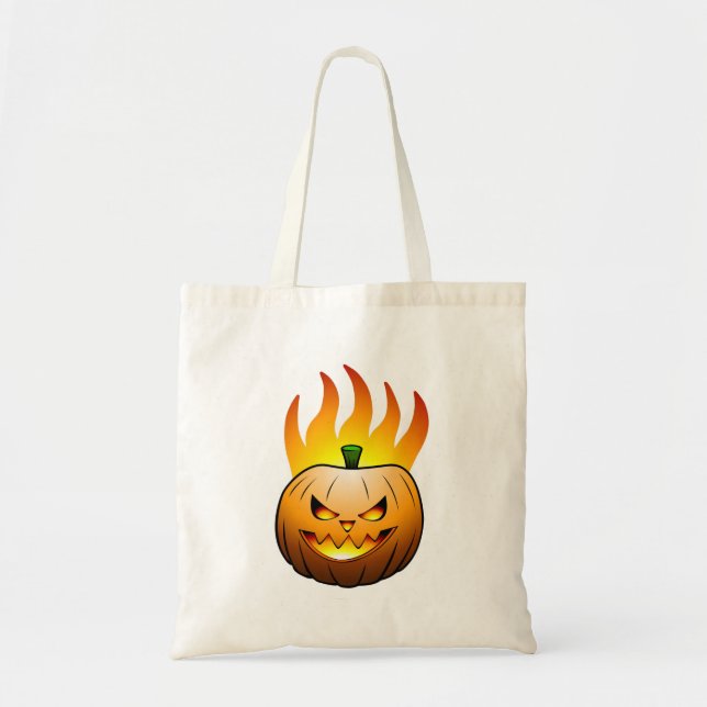 Halloween Candy Tote Bag Tygkasse (Framsidan)