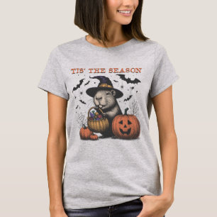 Halloween Capybara Tis Season T Shirt
