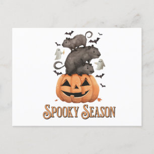 Halloween Capybara Vykort
