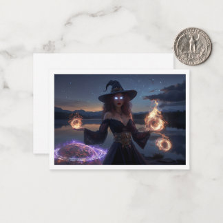 Halloween Card Anteckningskort