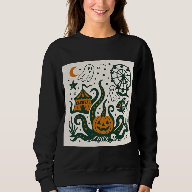 halloween carnaval t shirt (Framsida)