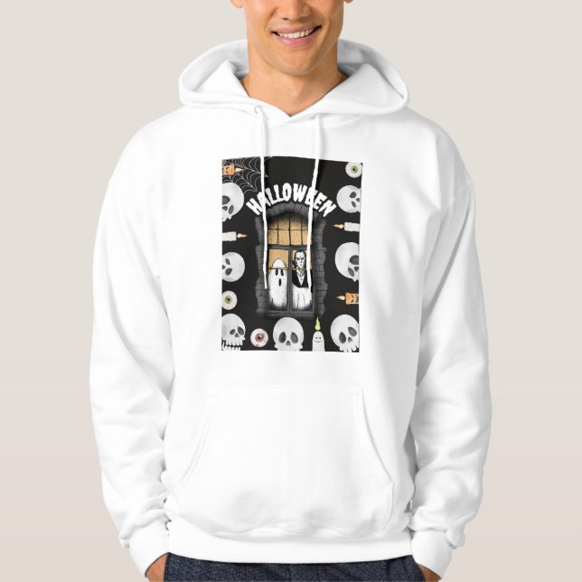 Halloween carte d'invitation  hoodie (Framsida)