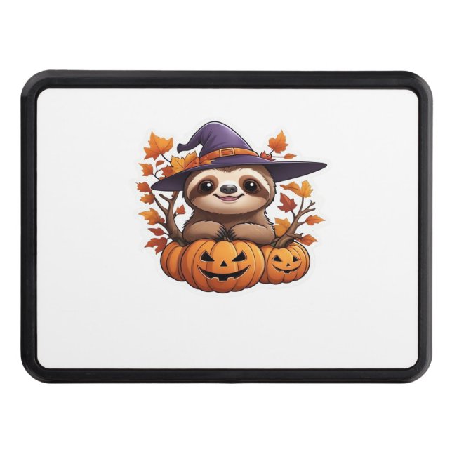 Halloween Cartoon Sloth Classic T-Shirt Dragkroksskydd (Framsidan)