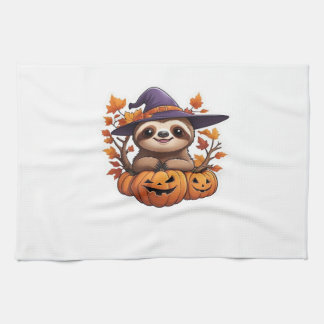 Halloween Cartoon Sloth Classic T-Shirt Kökshandduk