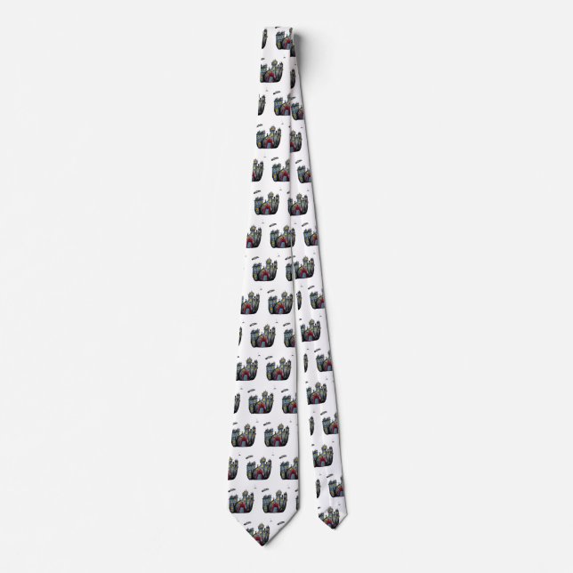 Halloween Castle Neck Tie Slips (Framsida)