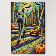Halloween Cat 1000 Biet Puzzle