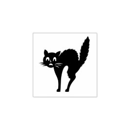 Halloween Cat-Anpassningsbar Stämpel