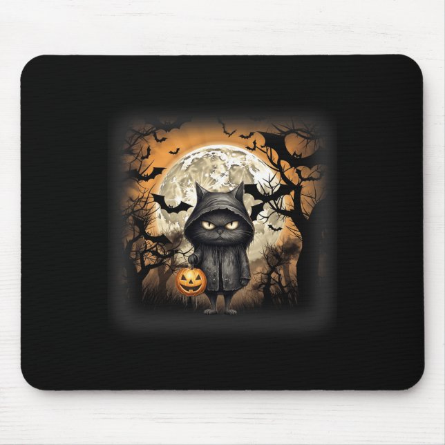 Halloween Cat Black Cat Halloween Scary Cat Arg Musmatta (Framsidan)