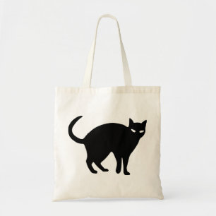 Halloween Cat Black Spooky Arg Svan Pet Animal Tygkasse