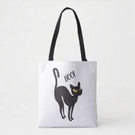 Halloween Cat. BOO! - "Treat eller Trick"-trend Tygkasse