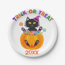 Halloween Cat Bus eller godis