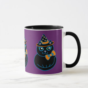 Halloween Cat Coffee Mugg