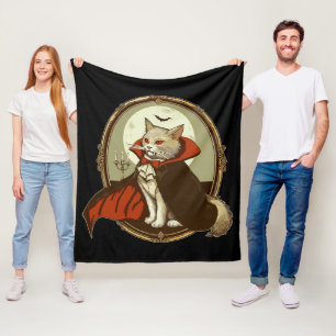 Halloween Cat, Count Catula Fleecefilt
