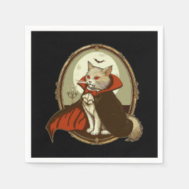 Halloween Cat, Count Catula Pappersservett