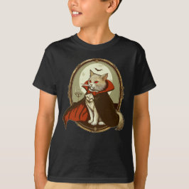 Halloween Cat, Count Catula T Shirt