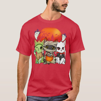 Halloween Cat Halloween Costume T Shirt