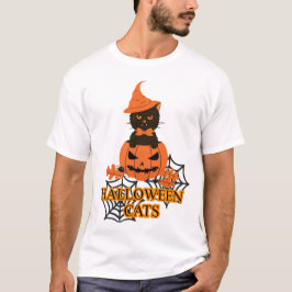 Halloween Cat (Happy halloween, familjegåva) T Shirt