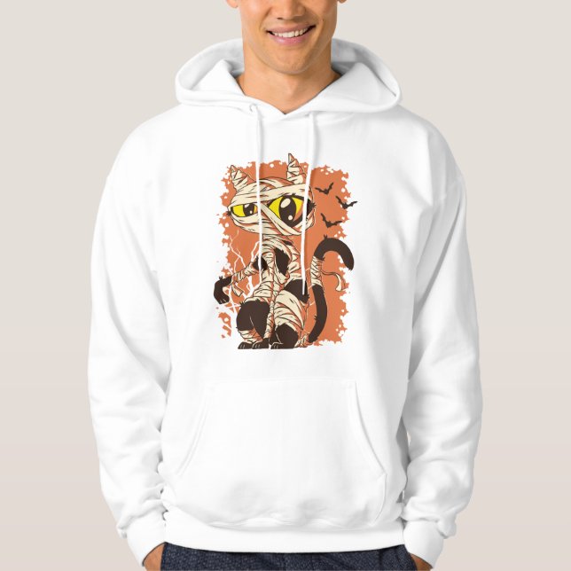 Halloween Cat Hoodie (Framsida)