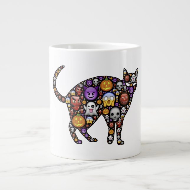 HALLOWEEN CAT JUMBO MUGG (Framsidan)