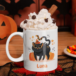 Halloween Cat Kaffemugg
