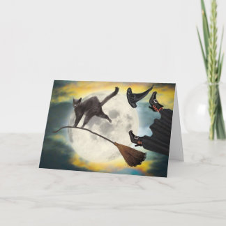 Halloween Cat-kort, ynkligt Cute Adsible Best Kort