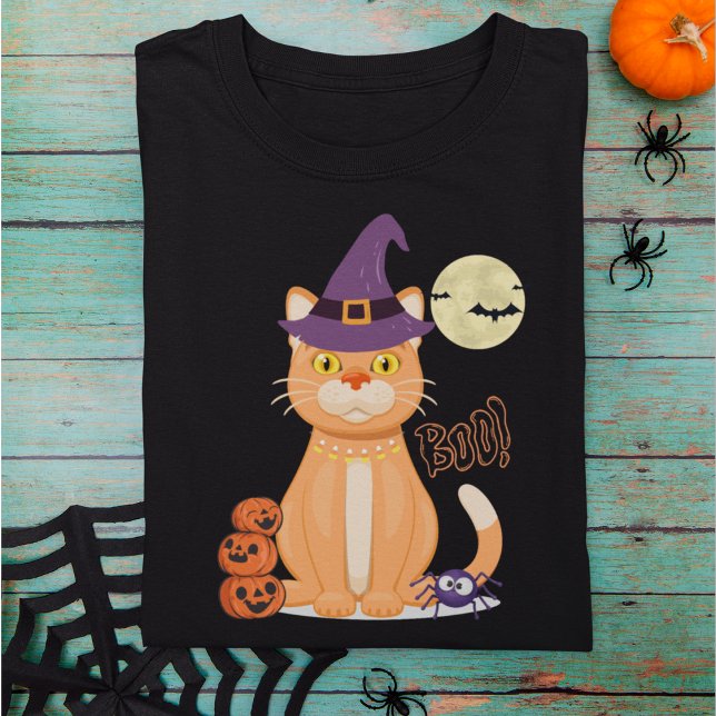 Halloween Cat Lover T Shirt (Halloween Cat Lover T-Shirt)