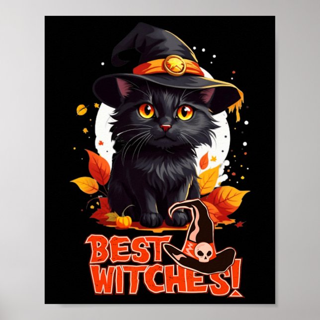 Halloween Cat Lovers Funny Spooky Halloween Scary Poster (Framsidan)