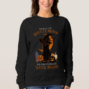 Halloween Cat Lovers Svarta katter och Pumpkins Wi T Shirt