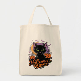 Halloween Cat Lovers Tygkasse