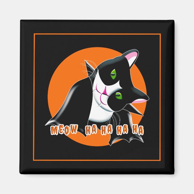 Halloween Cat Magnet (Framsidan)
