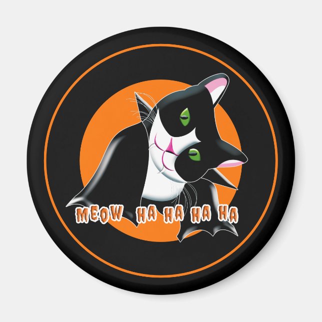 Halloween Cat Magnet (Framsidan)