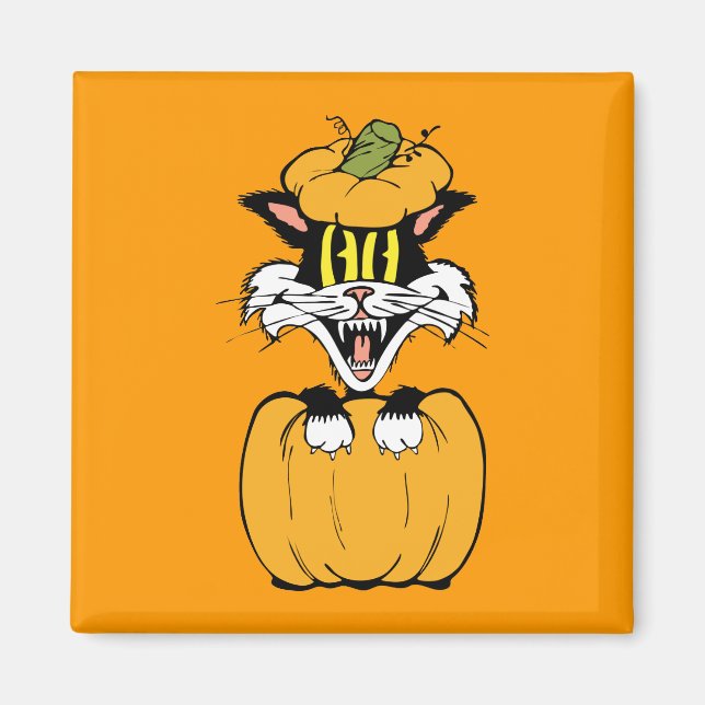 Halloween Cat Magnet (Framsidan)