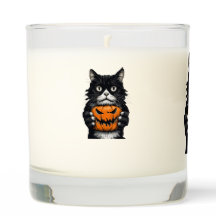 Halloween Cat med Pumpkin Charm
