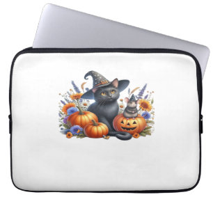 Halloween Cat Mouse Pumpkins T-Shirt Essential T-S Laptop Fodral