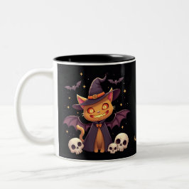 Halloween Cat Mugg