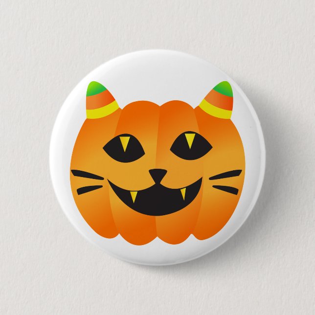 Halloween Cat-o'-Lantern Knapp (Framsida)