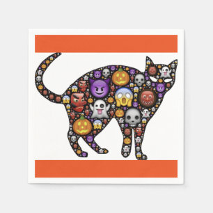 HALLOWEEN CAT PAPPERSSERVETT