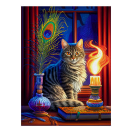Halloween Cat Perfect Poster