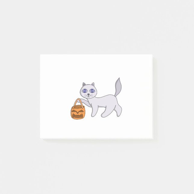 Halloween Cat Post-it Block (Framsida)