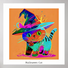 Halloween Cat Poster