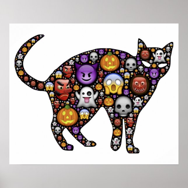 HALLOWEEN CAT POSTER (Framsidan)