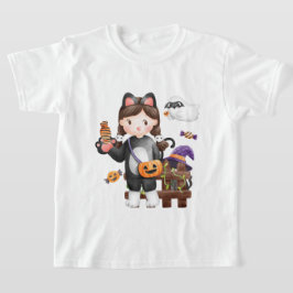 Halloween Cat Pumpkin killboo T Shirt