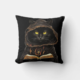 Halloween Cat Reading Preys Anatomy Spell List Kudde