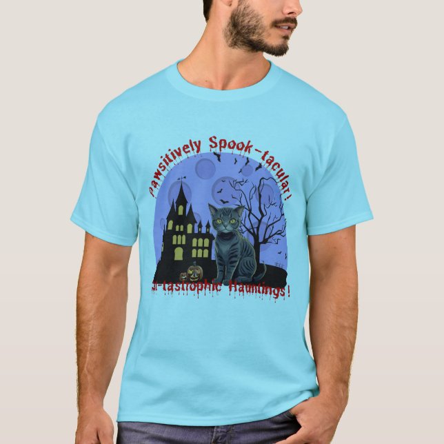 Halloween Cat Shirt | Halloween Sweater | Fall T (Framsida)